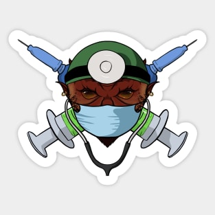 Devil's Doctor (no caption) Sticker